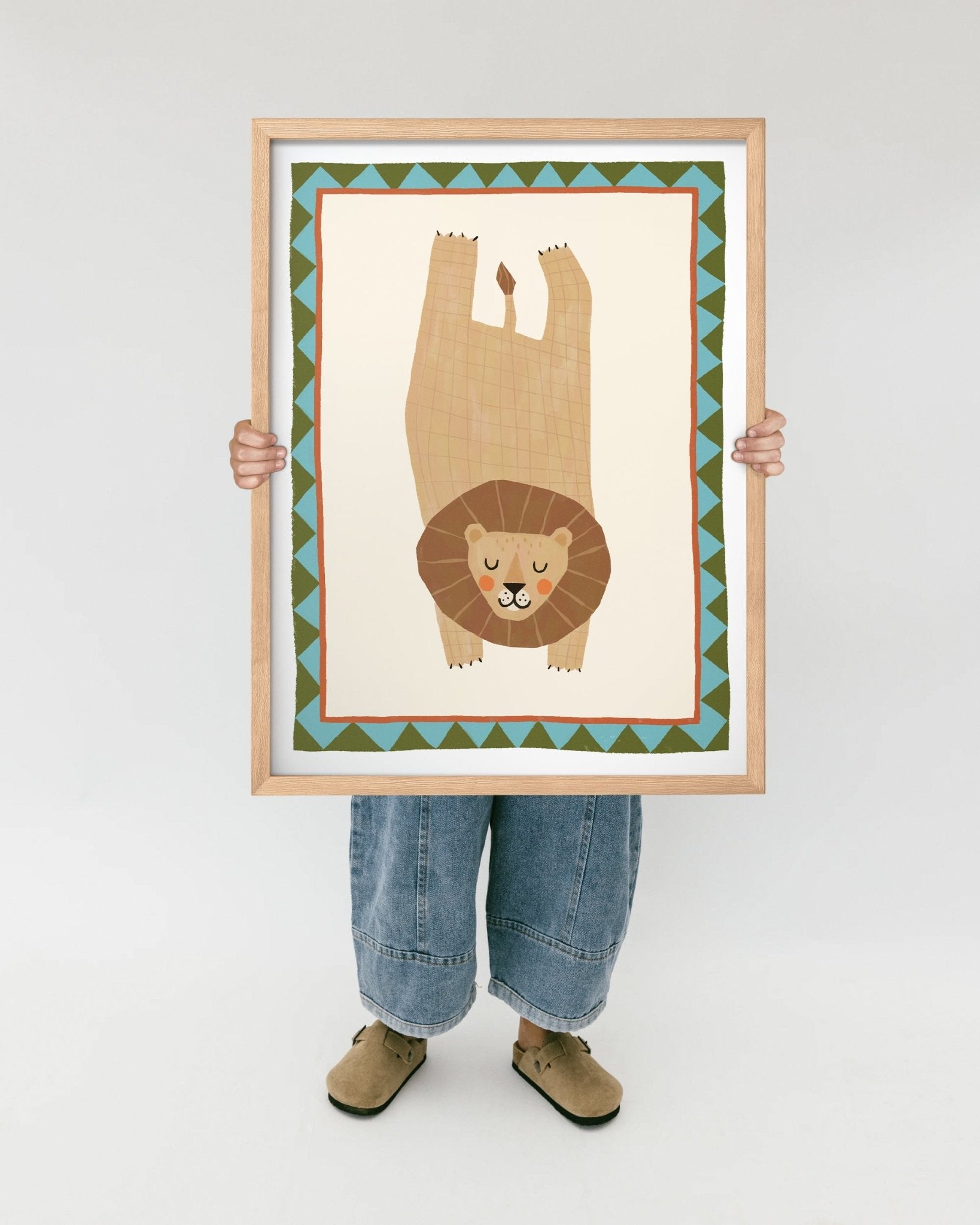 Lion | Triangle Border - Lillefolk