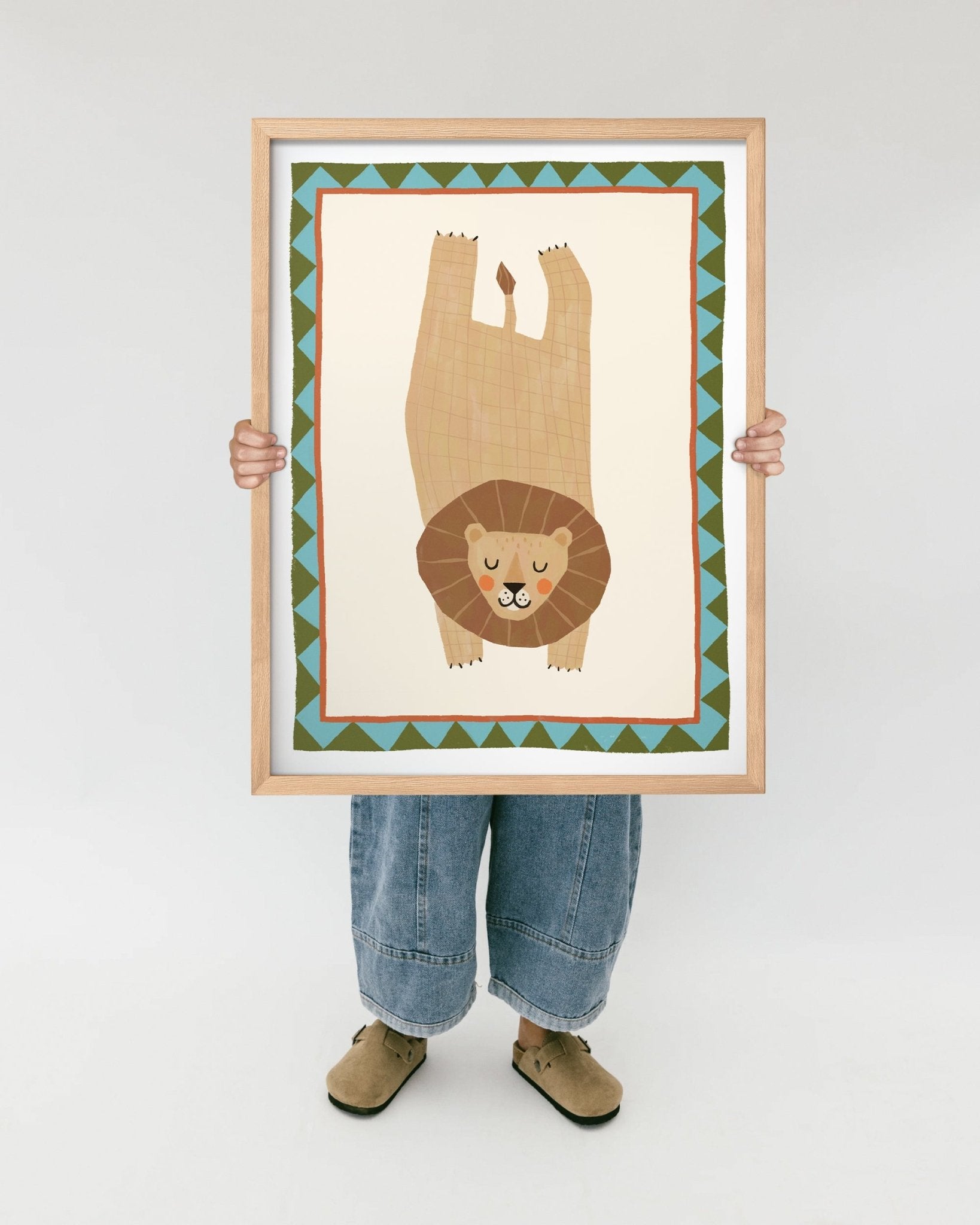 Lion | Triangle Border - Lillefolk