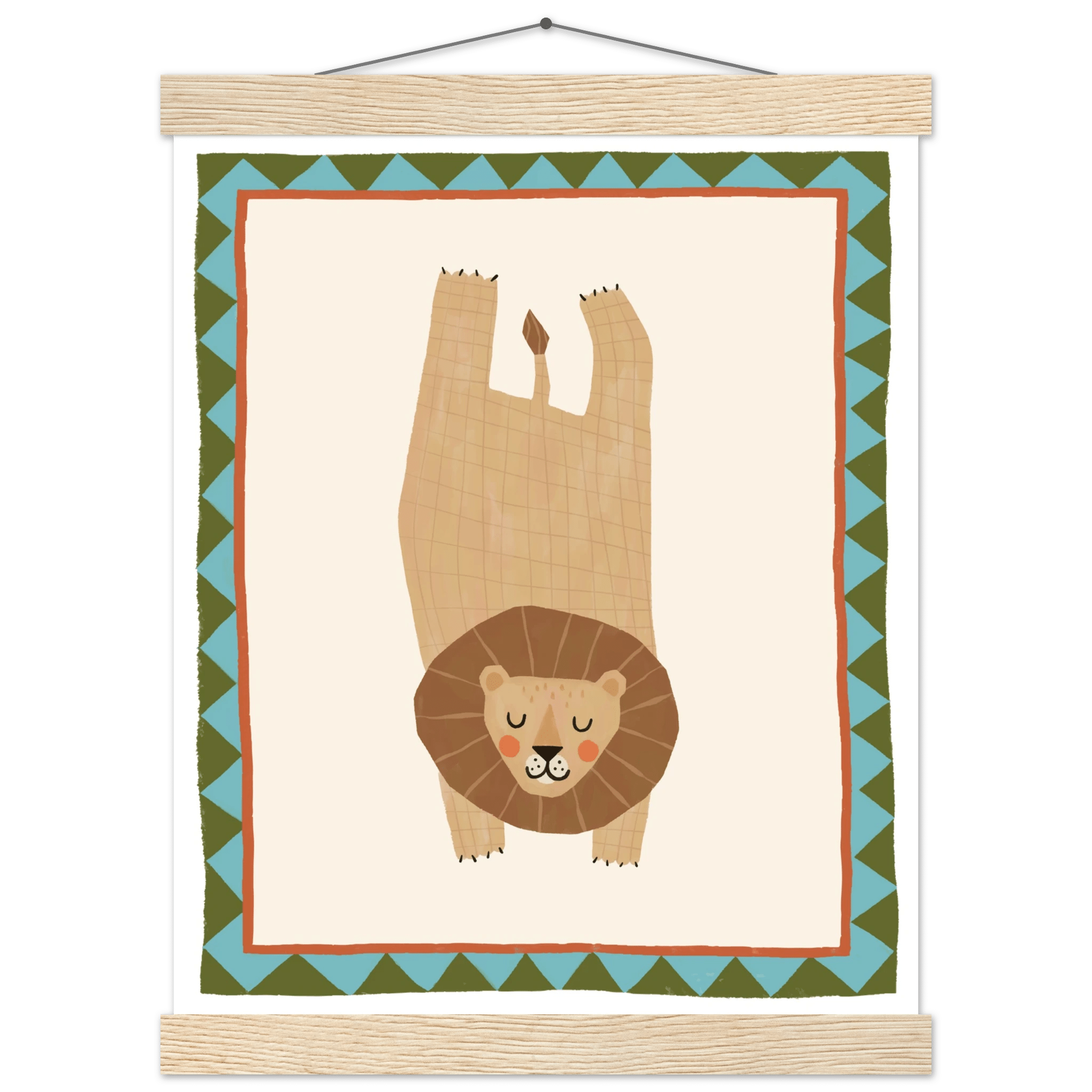 Lion | Triangle Border - Lillefolk