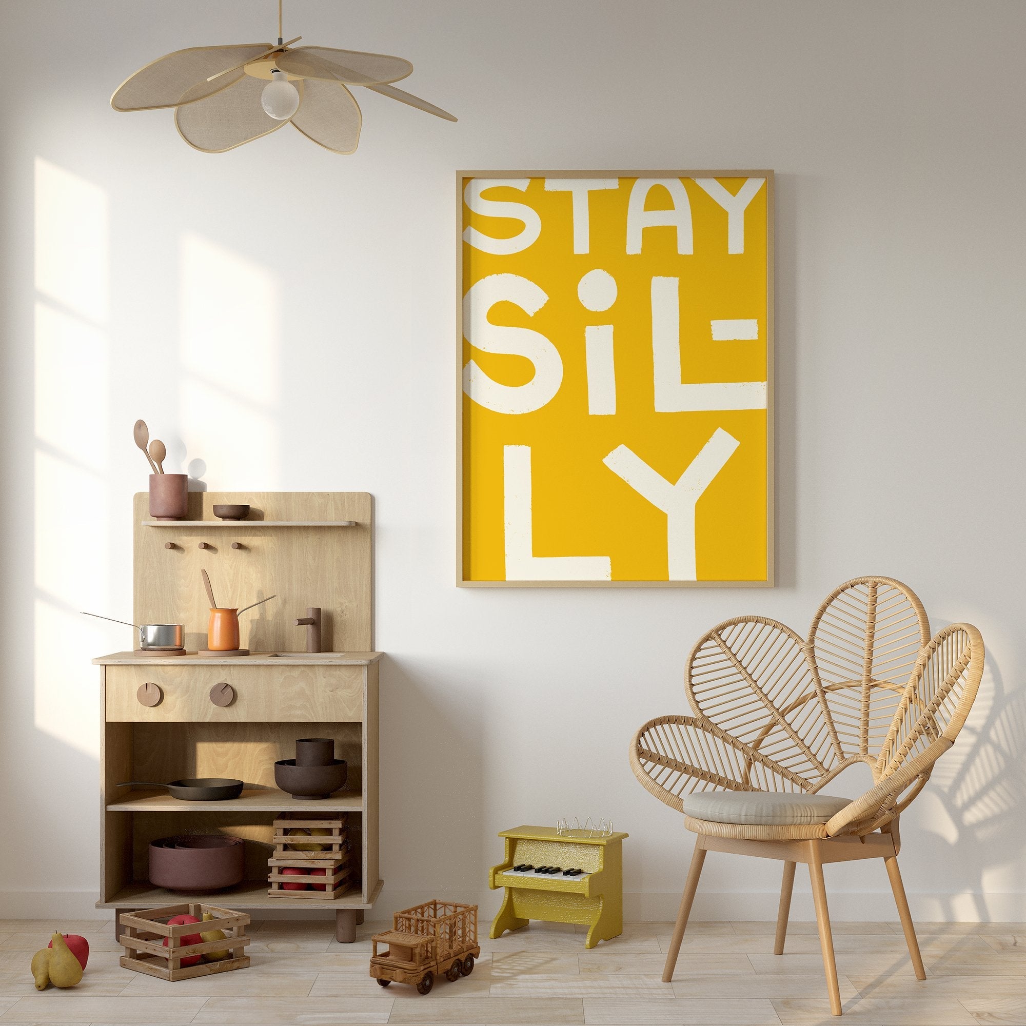 Stay Silly | Yellow - Lillefolk