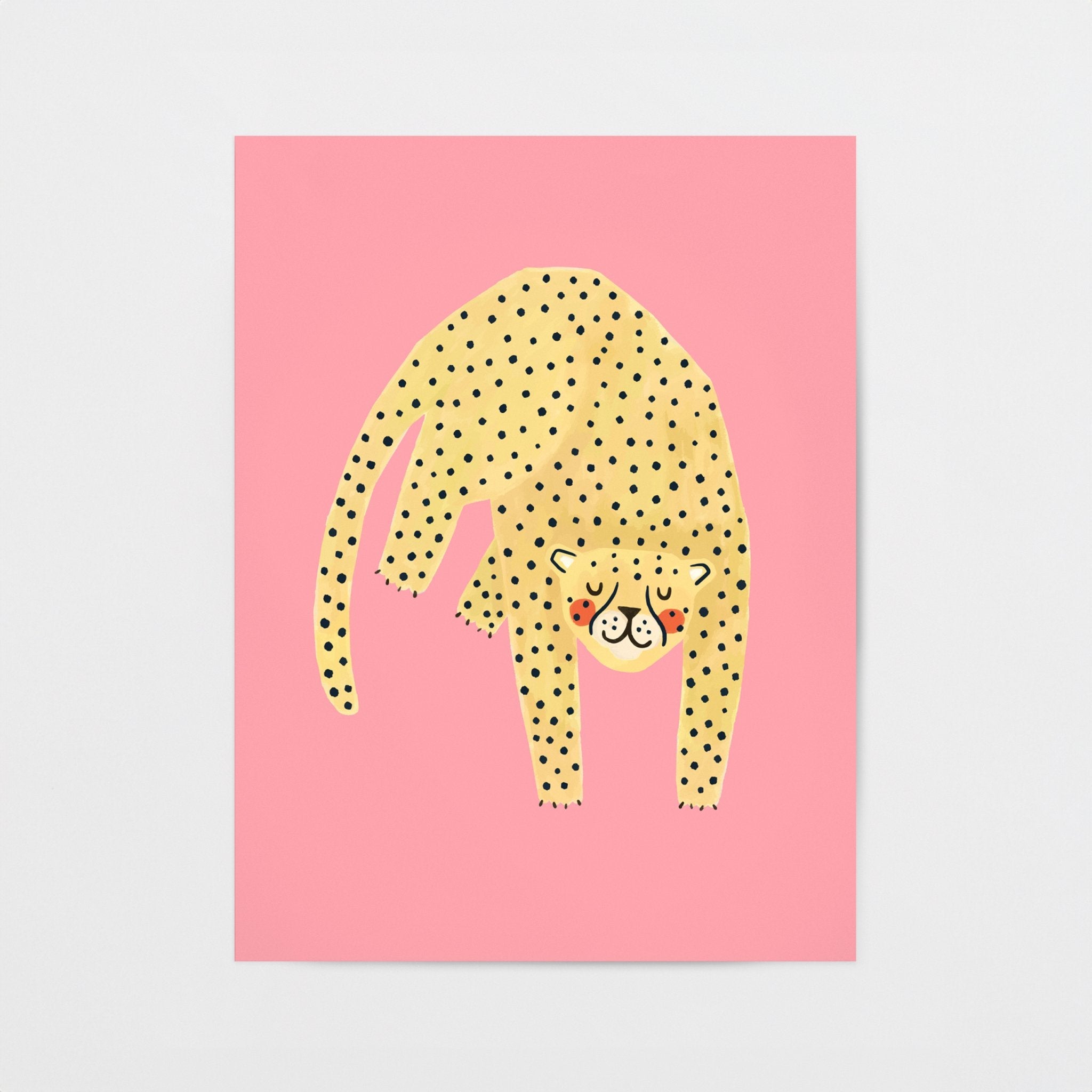 TEST Cheetah on pink - Lillefolk