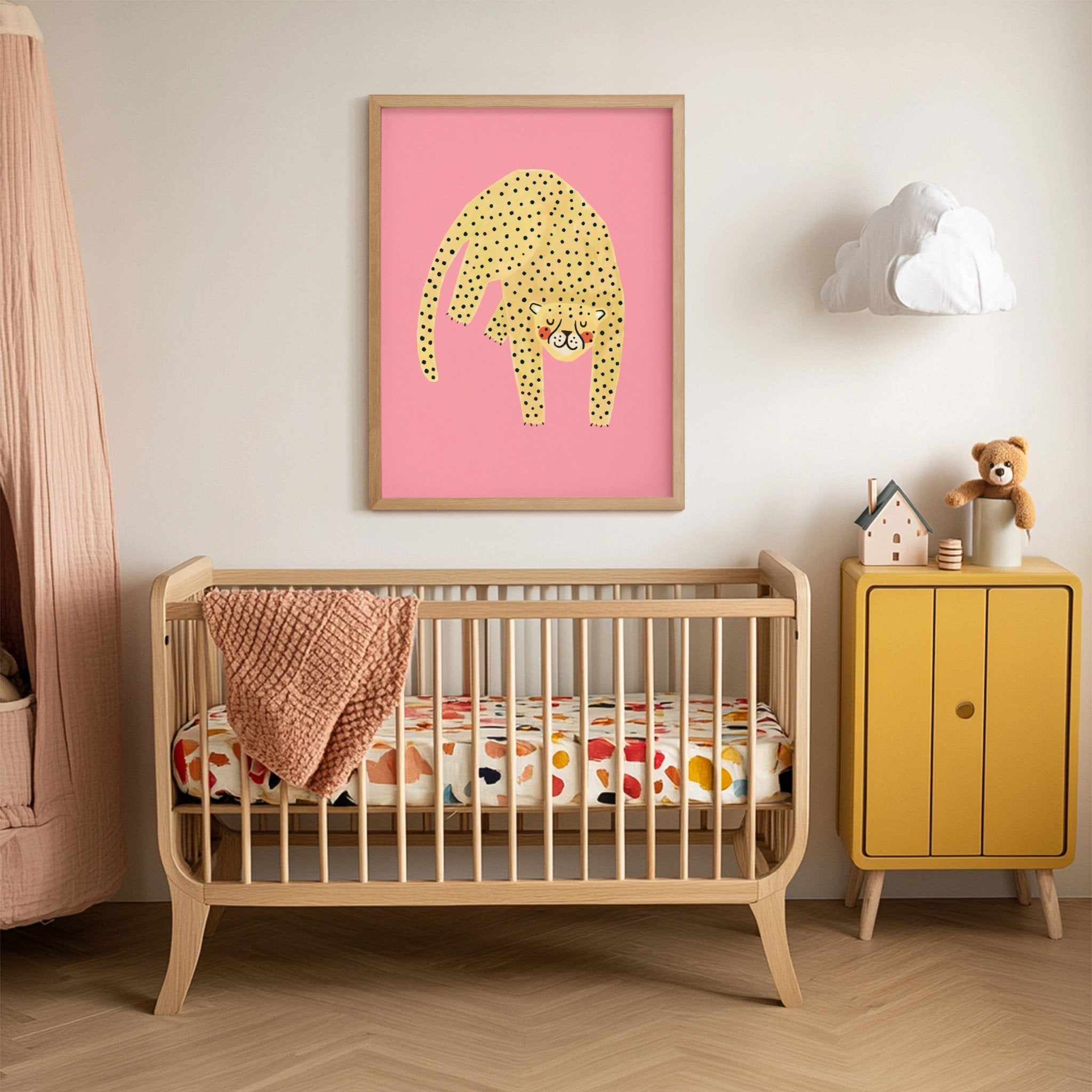 TEST Cheetah on pink - Lillefolk