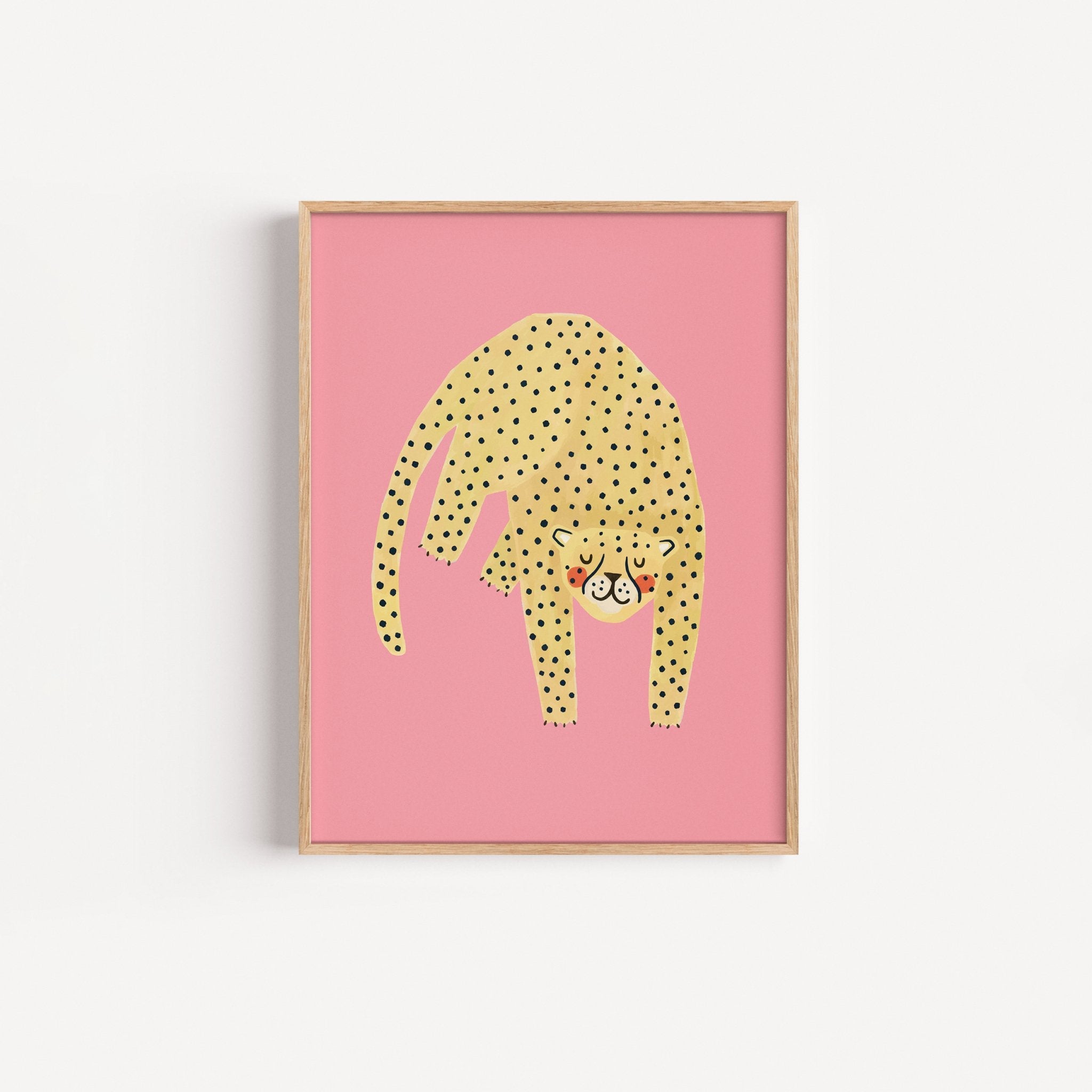 TEST Cheetah on pink - Lillefolk