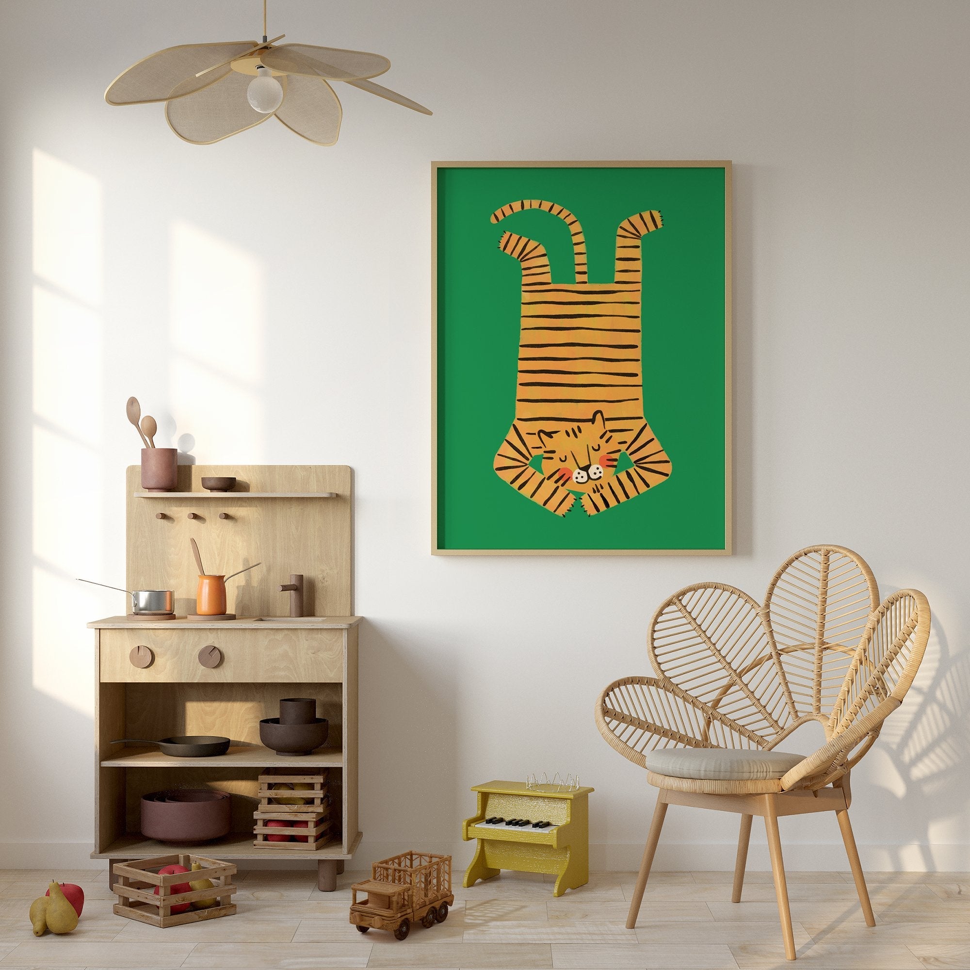 Tiger | Green - Lillefolk