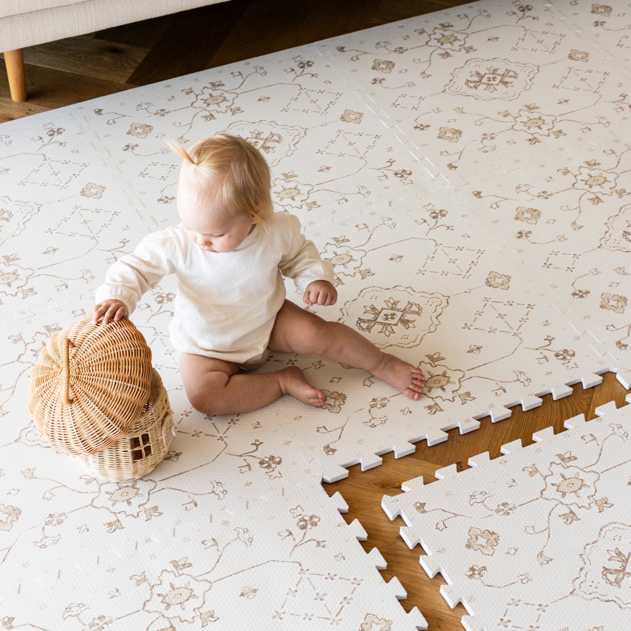 Vintage Playmat | Vanilla Latte - Lillefolk