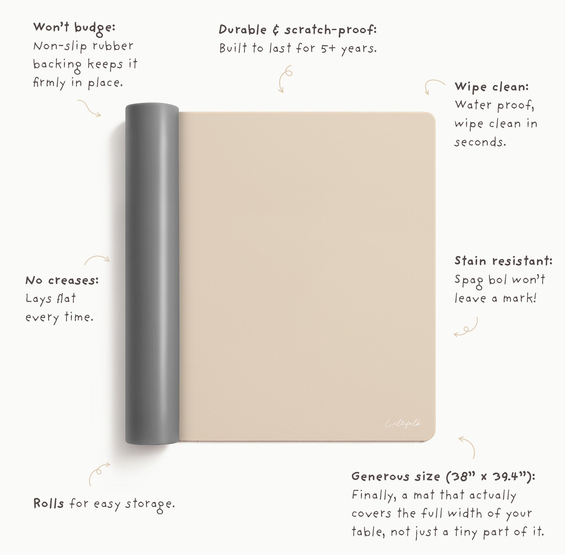 Everyday Mat | Clay - Lillefolk