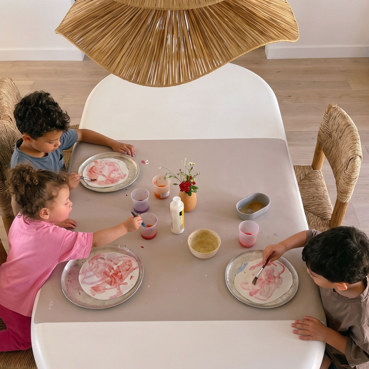 Everyday Mat | Linen 96.5cm x 100cm - Lillefolk
