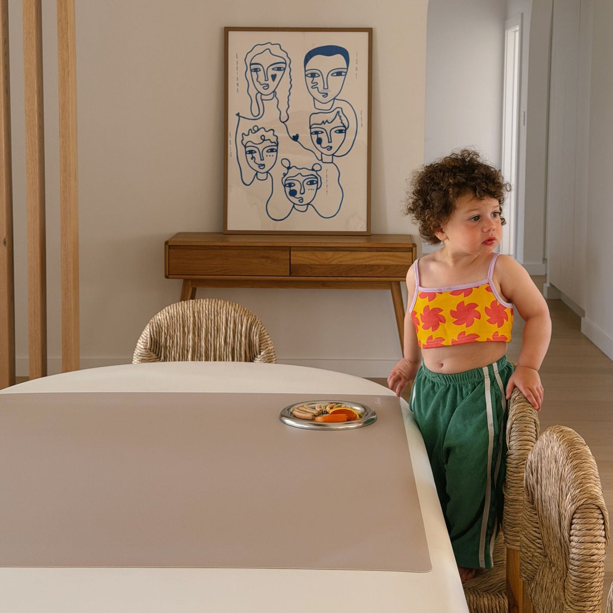 Everyday Mat | Linen 96.5cm x 100cm - Lillefolk