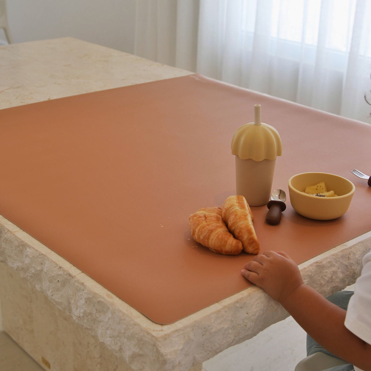 Everyday Mat | Terracotta 96.5cm x 100cm - Lillefolk