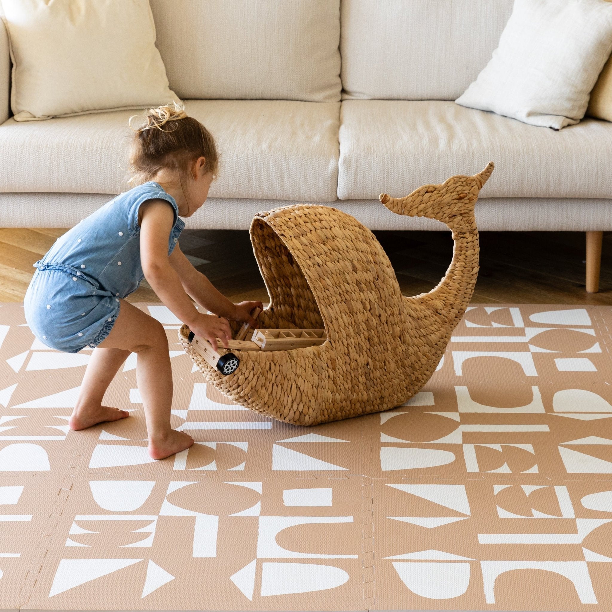 Japandi Playmat | Terracotta – Lillefolk