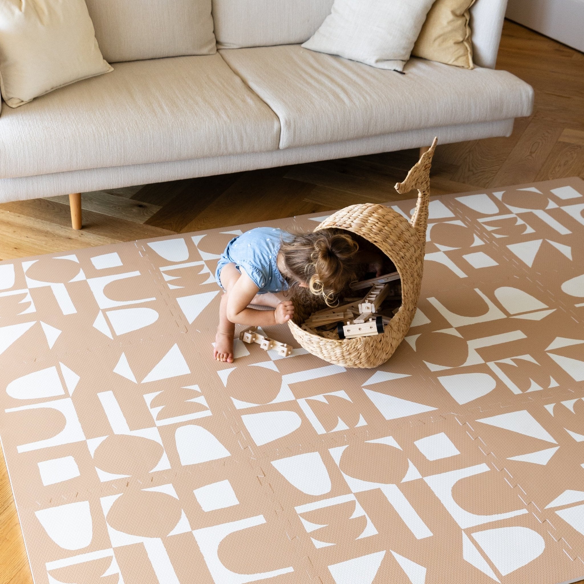 Japandi Playmat | Terracotta – Lillefolk