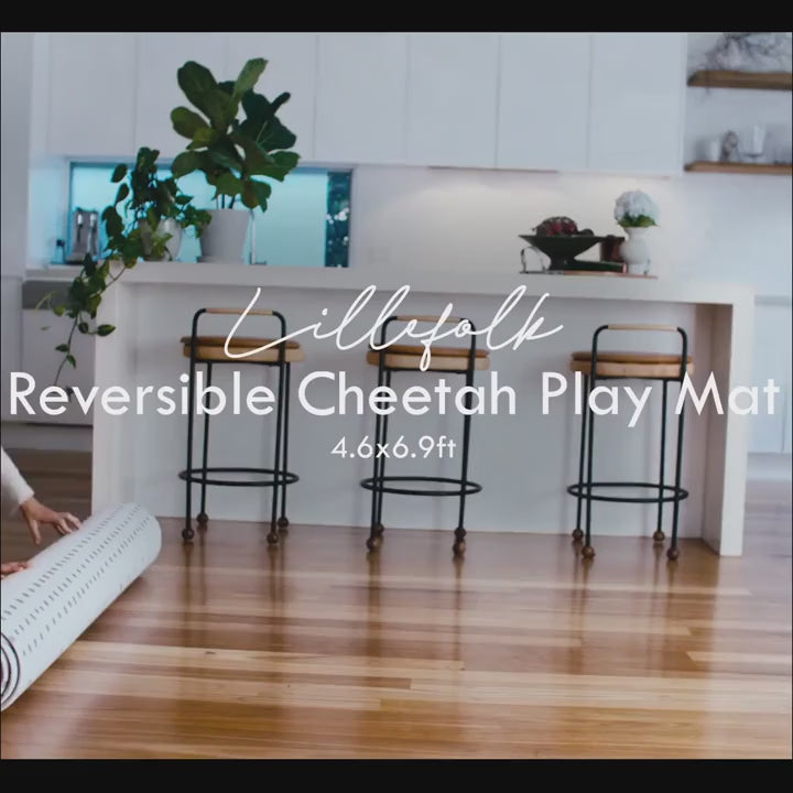 Reversible One-Piece Playmat | Cheetah – Lillefolk