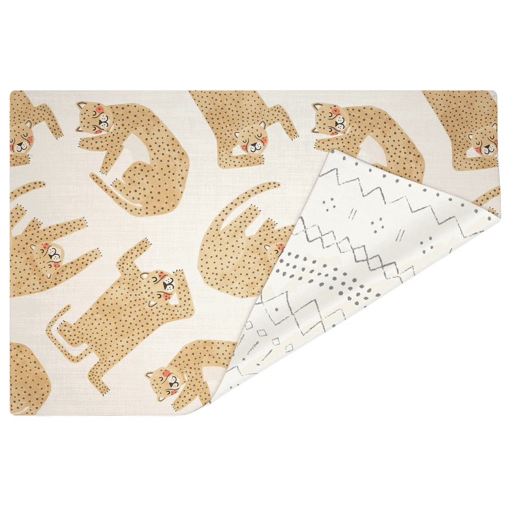 Reversible One - Piece Playmat | Cheetah - Lillefolk