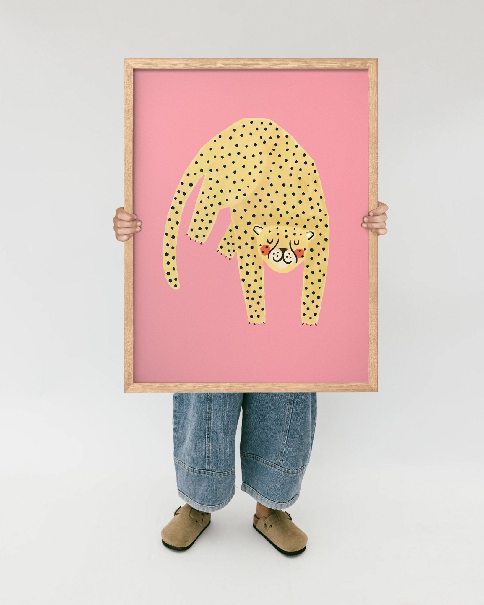TEST Cheetah on pink - Lillefolk