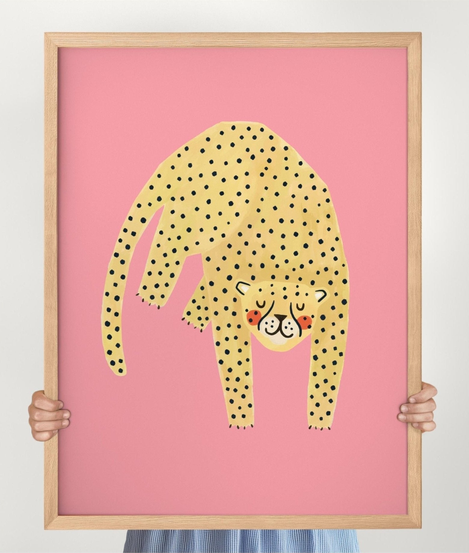 TEST Cheetah on pink - Lillefolk
