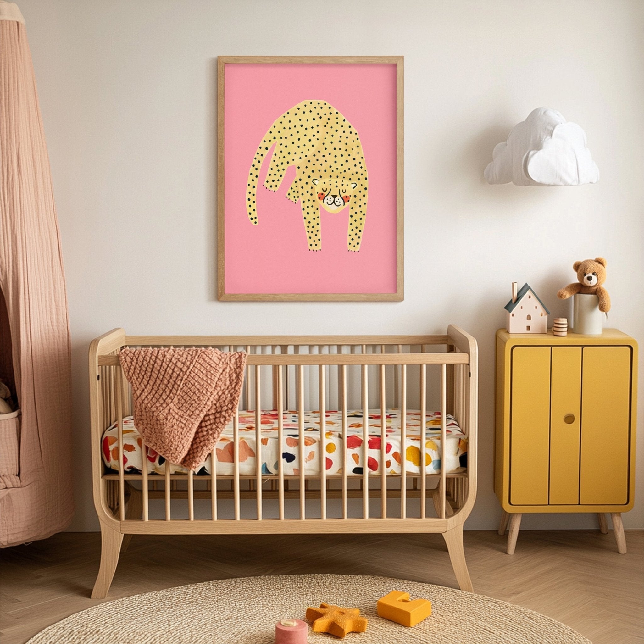 TEST Cheetah on pink - Lillefolk