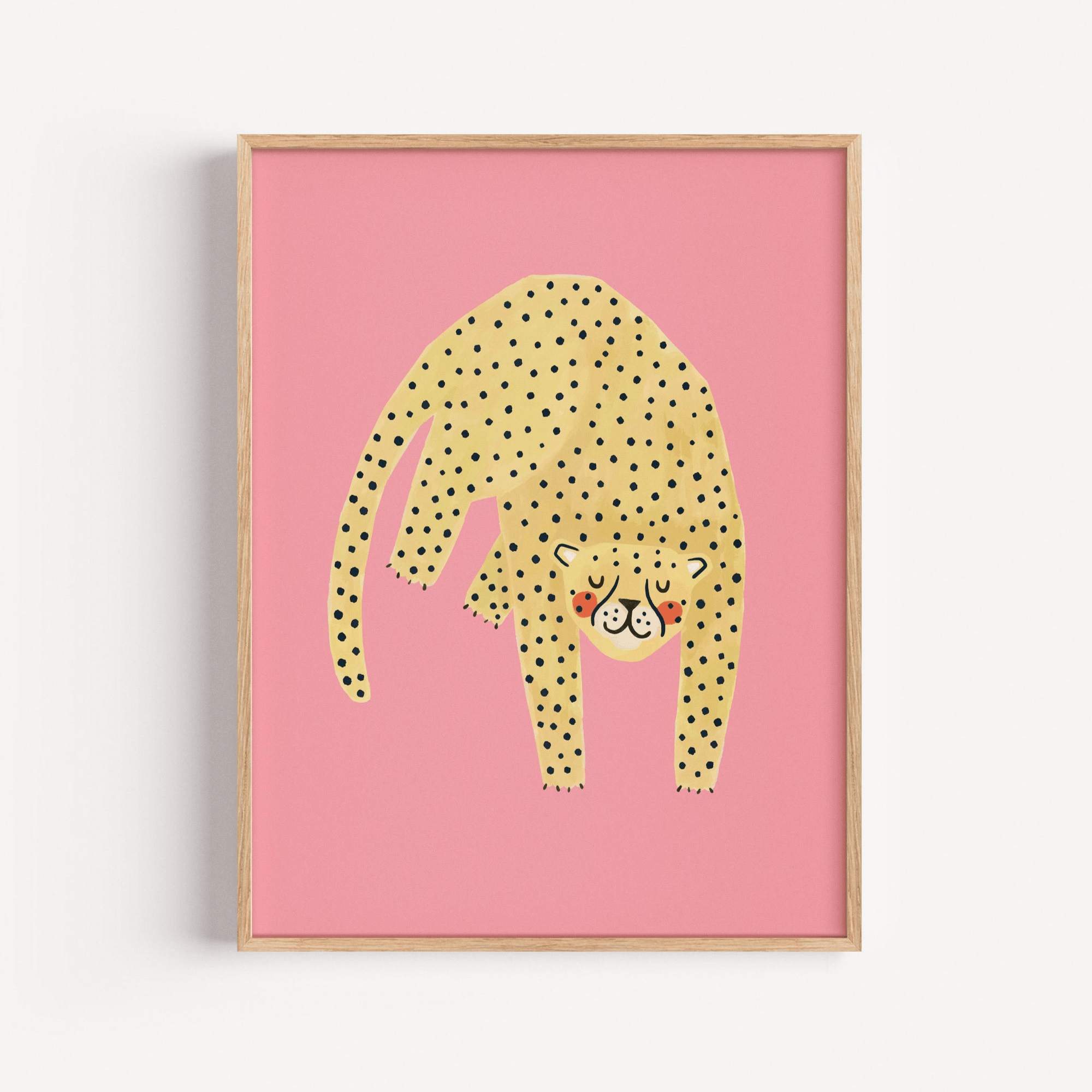 TEST Cheetah on pink - Lillefolk