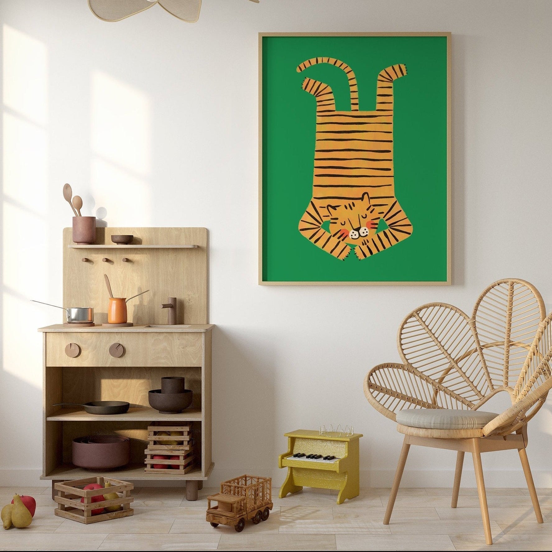 Tiger | Green - Lillefolk